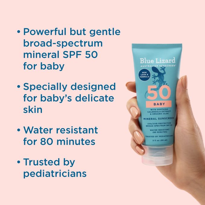 Blue Lizard Baby Mineral SPF 50 Sunscreen Lotion
