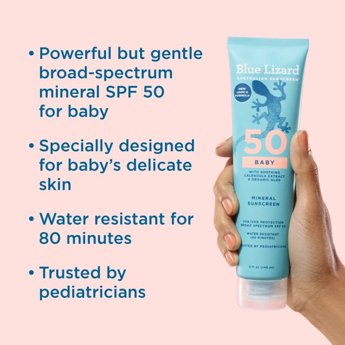 Blue Lizard Baby Mineral SPF 50 Sunscreen Lotion