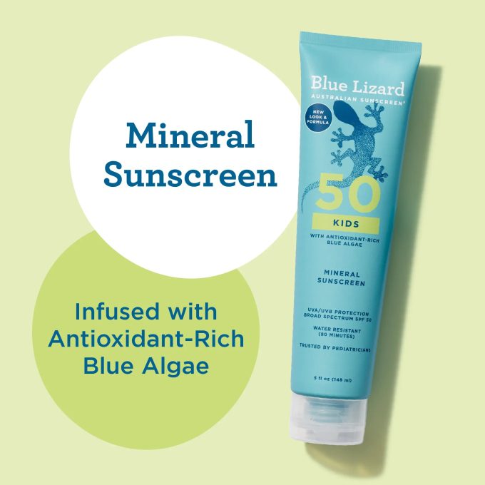 Blue Lizard Kids Mineral SPF 50 Sunscreen Lotion