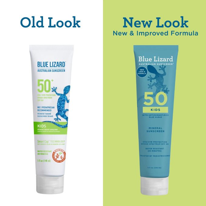Blue Lizard Kids Mineral SPF 50 Sunscreen Lotion
