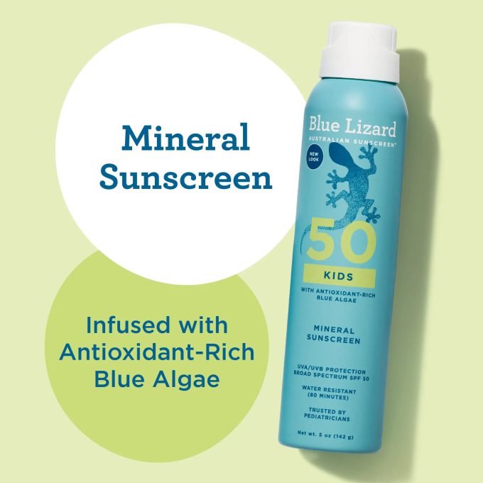 Blue Lizard Kids Mineral SPF 50 Sunscreen Spray