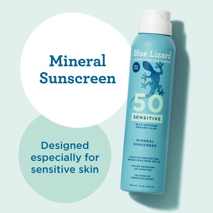 Blue Lizard Sensitive Mineral SPF 50 Spray