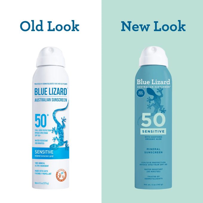 Blue Lizard Sensitive Mineral SPF 50 Spray