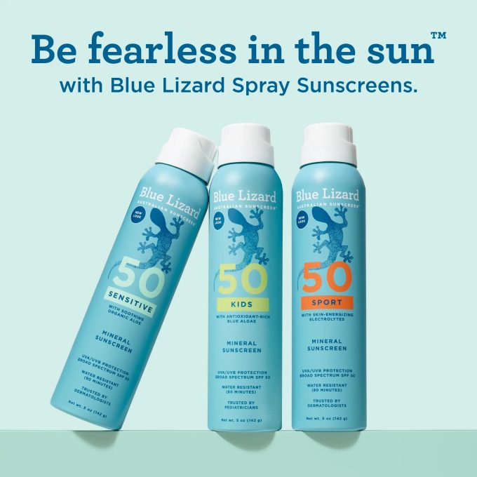 Blue Lizard Sensitive Mineral SPF 50 Spray