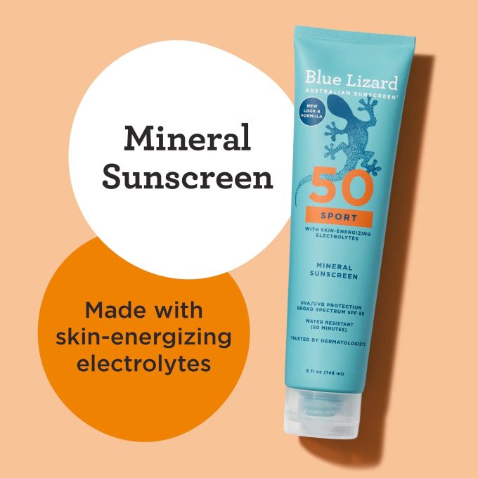 Blue Lizard Sport Mineral SPF 50 Sunscreen Lotion