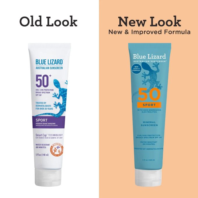 Blue Lizard Sport Mineral SPF 50 Sunscreen Lotion