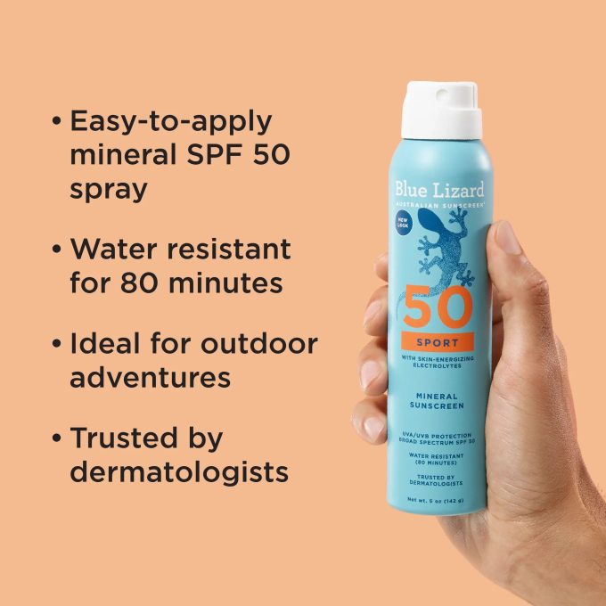 Blue Lizard Sport Mineral SPF 50 Spray